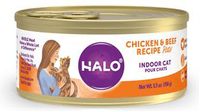 Halo Indoor Grain Free Chicken & Beef Recipe Pâté